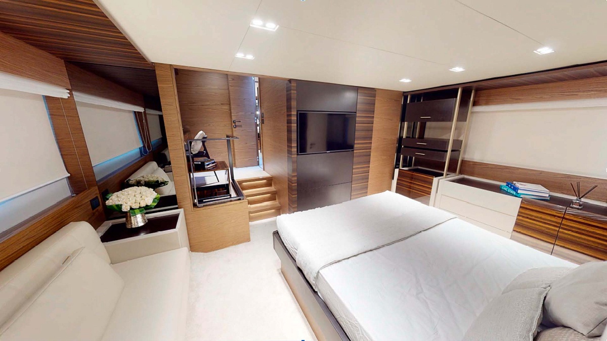 Аренда моторной яхты Ferretti 670 Bella 4 в Дубае, ОАЭ